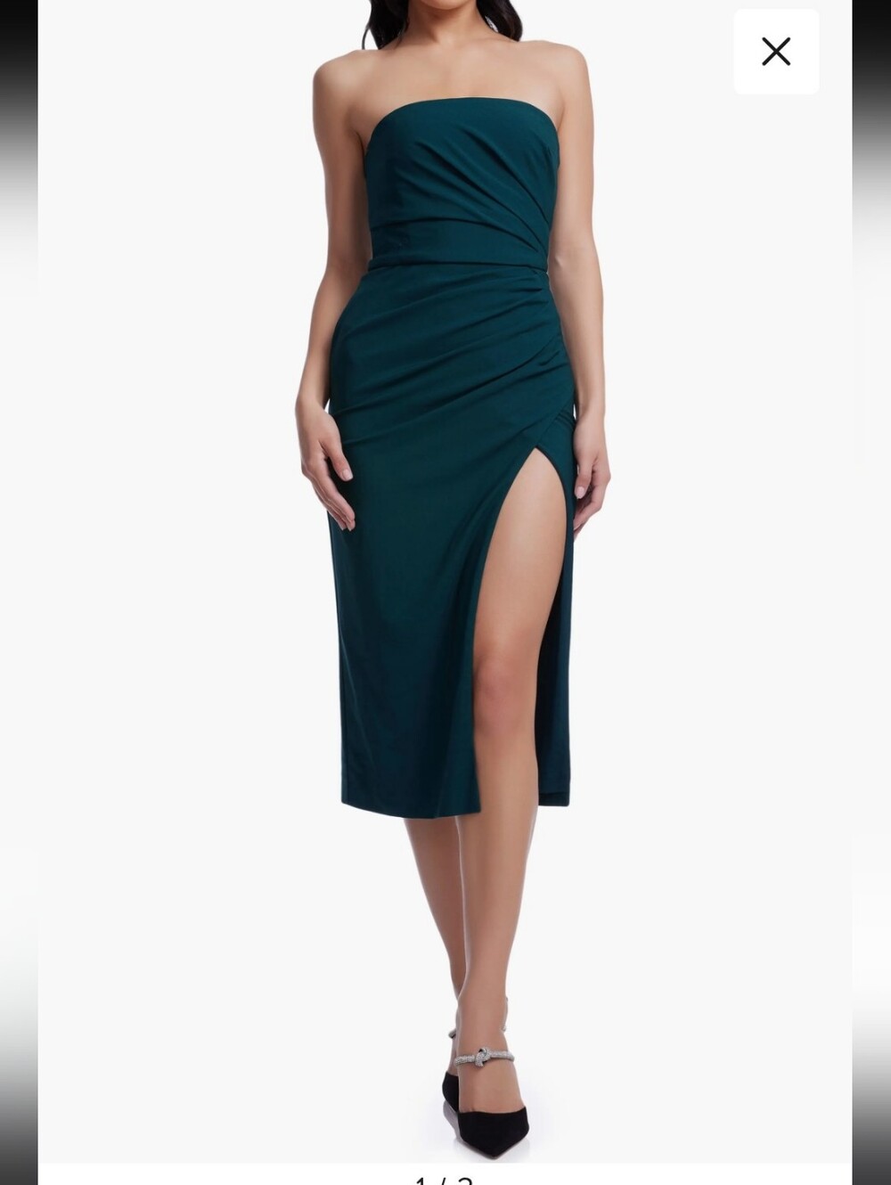 NWT Dress The Population Strapless Valencia Dress Size Large